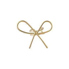 18K Gold-Plated Bow Ear Cuff