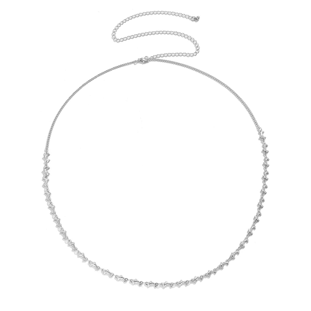 Silver-Plated Dolphin Waist Chain