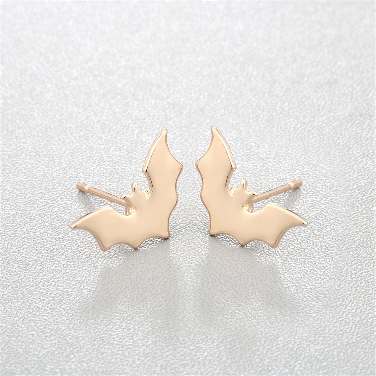 18K Gold-Plated Bat Stud Earrings