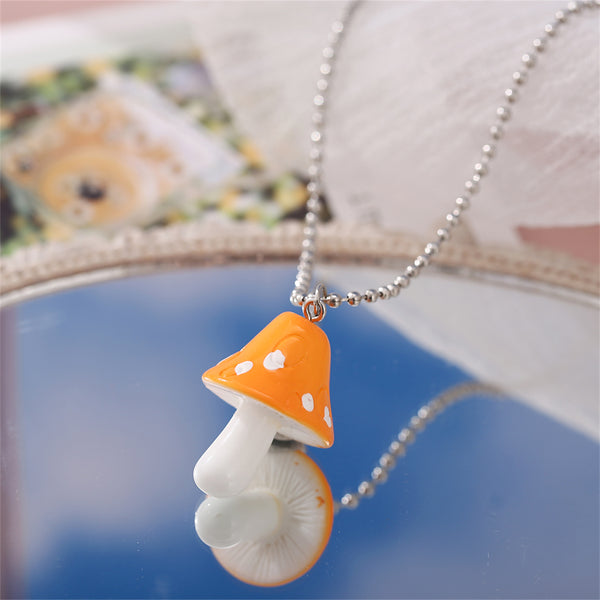 Mushroom Necklace, Woodland Jewelry Gift | Yoko's Jewelry