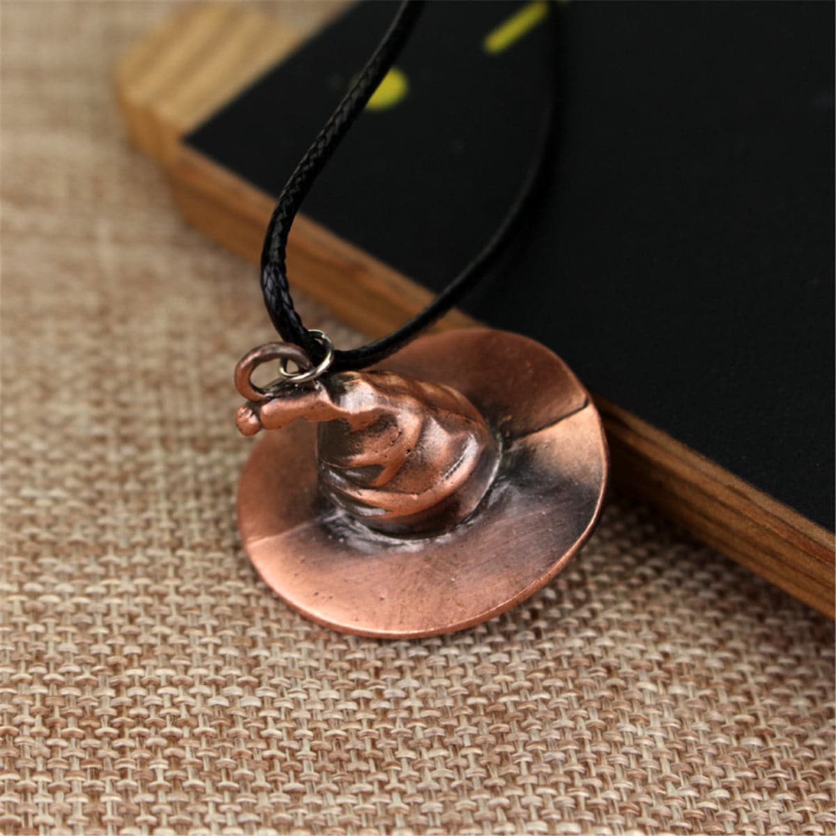 18K Rose Gold-Plated Magic Hat Pendant Necklace