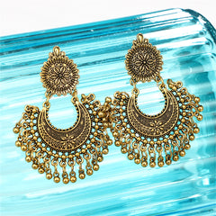 18K Gold-Plated Boho Intricate Drop Earrings