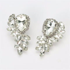 Crystal & Cubic Zirconia Botany Drop Earrings