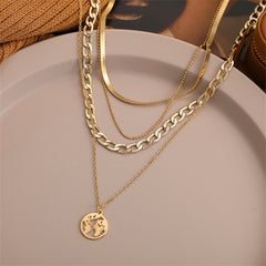 Beautiful gold chain necklace adorned with a globe charm, perfect for expressing your love for travel and adventure.