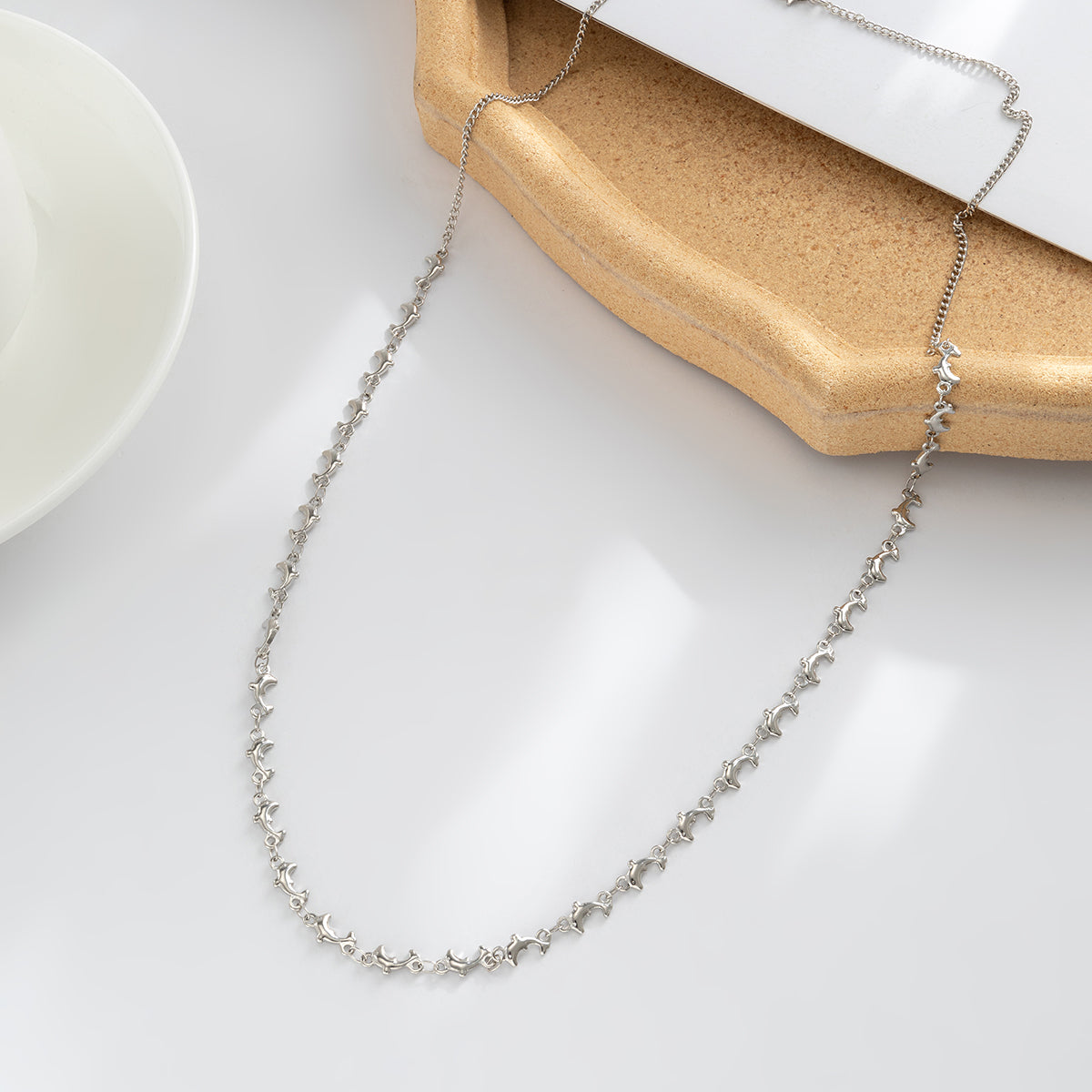 Silver-Plated Dolphin Waist Chain