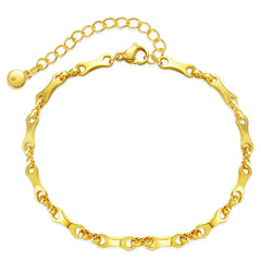 18K Gold-Plated Bone Chain Bracelet