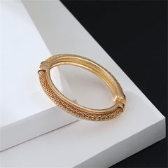 18K Rose Gold-Plated Gauzen Bangle