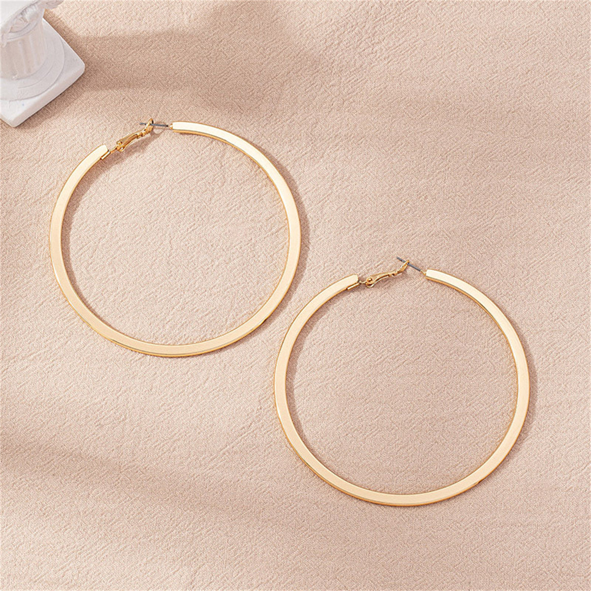 18K Gold-Plated Thin Hoop Earring