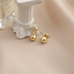 18K Gold-Plated Ball Ear Jackets