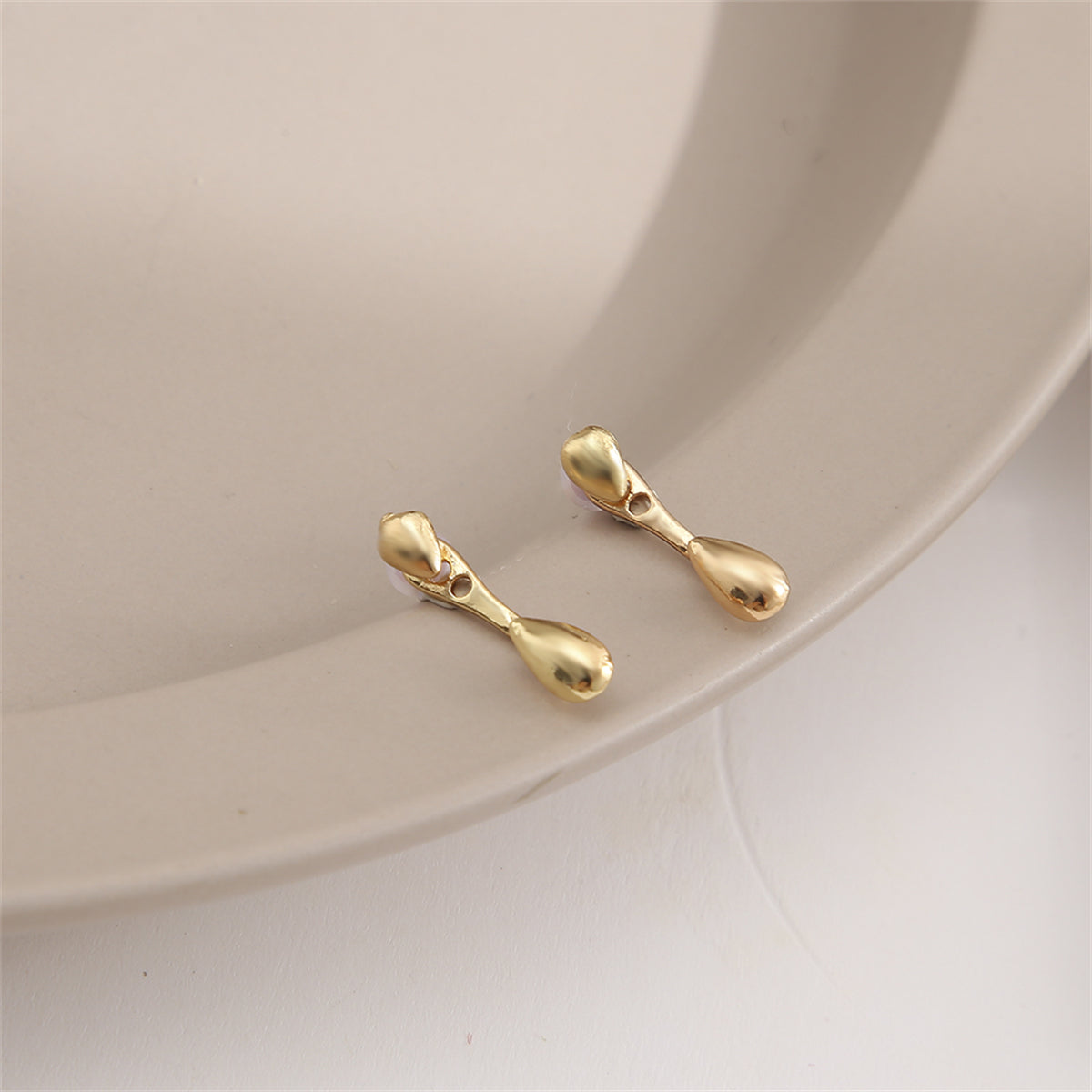 18K Gold-Plated Drop Ear Jackets