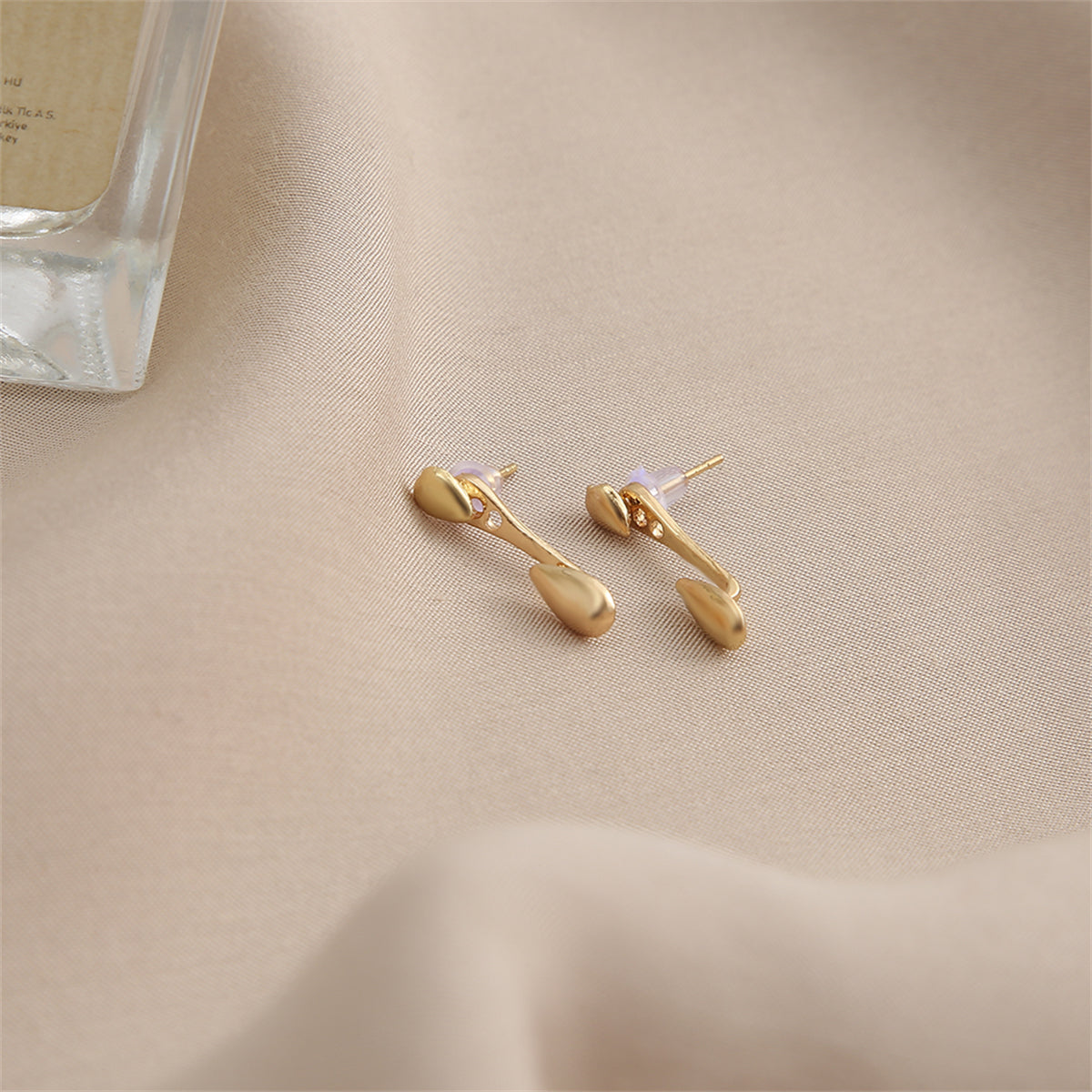 18K Gold-Plated Drop Ear Jackets