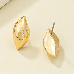 18K Gold-Plated Drop Stud Earrings