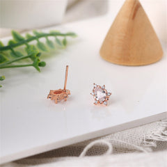 Crystal & Cubic Zirconia Stud Earrings