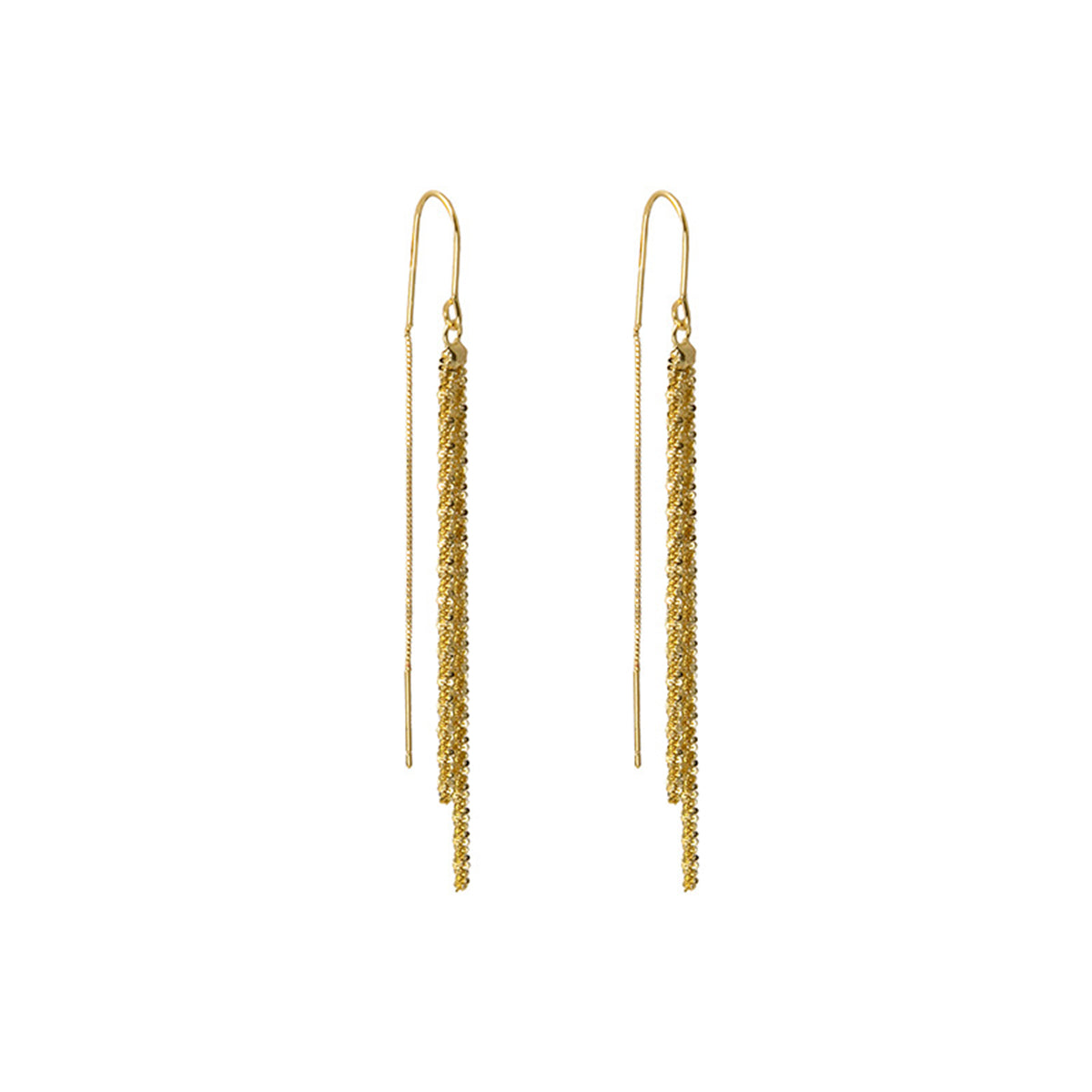 18K Gold-Plated Twine Ear Threaders