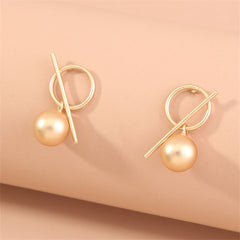 18K Gold-Plated Ball Drop Earrings