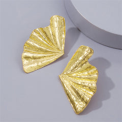 18K Gold-Plated Maple Leaf Stud Earrings