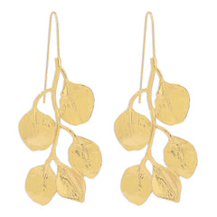 18K Gold-Plated Botanical Drop Earrings