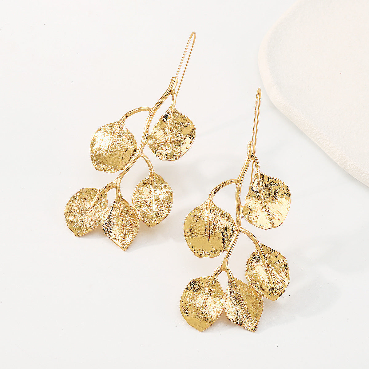 18K Gold-Plated Botanical Drop Earrings