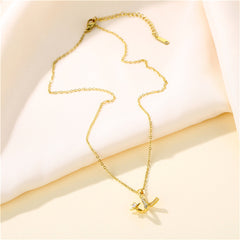 Cubic Zirconia & 18K Gold-Plated Shooting Star Pendant Necklace