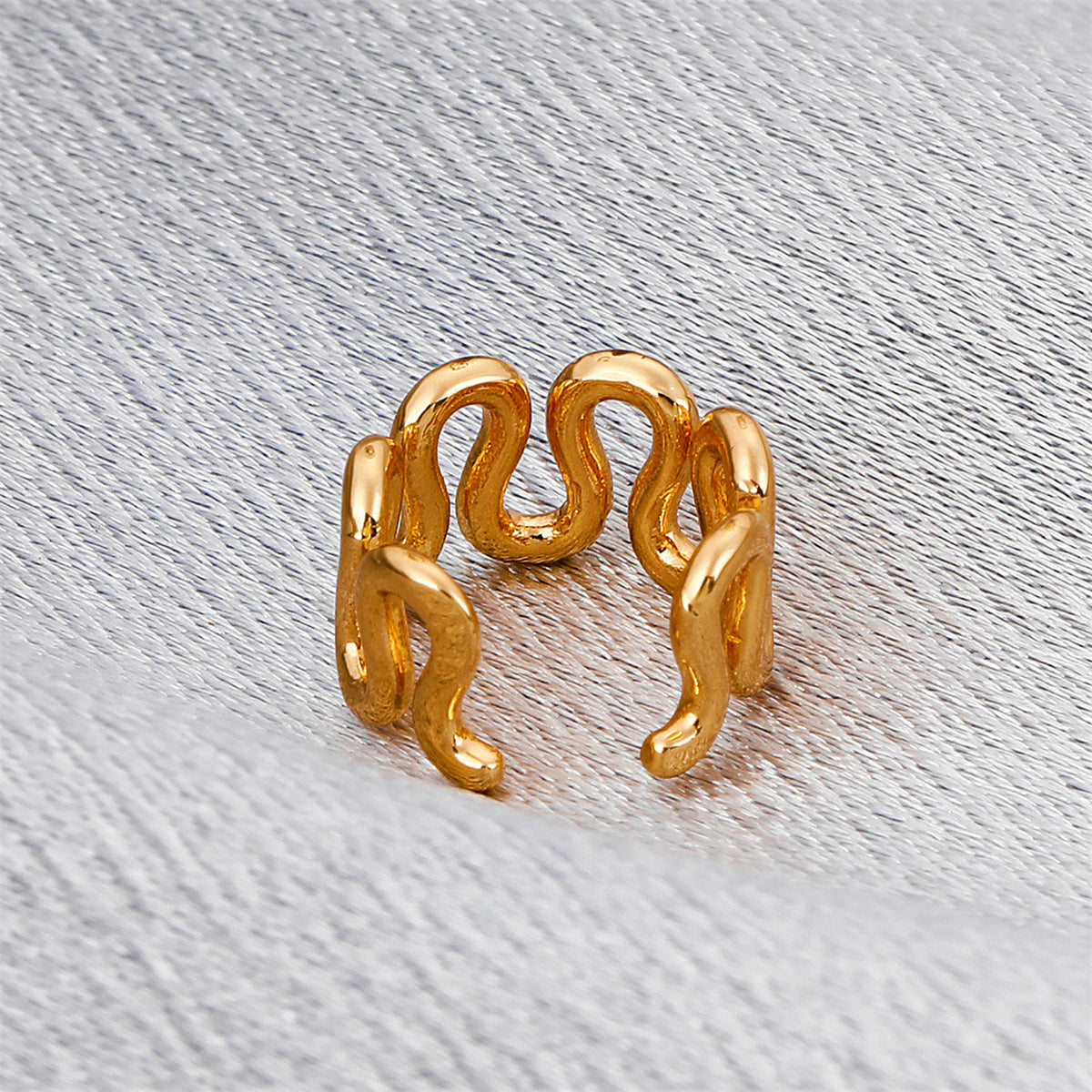 18K Gold-Plated Snake Ear Cuff