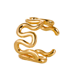 18K Gold-Plated Snake Ear Cuff