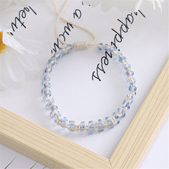 Light Blue Acrylic Beaded Layered Bracelet