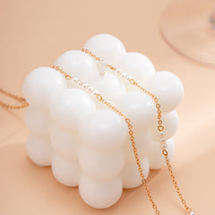 Pearl & 18K Gold-Plated Layered Necklace