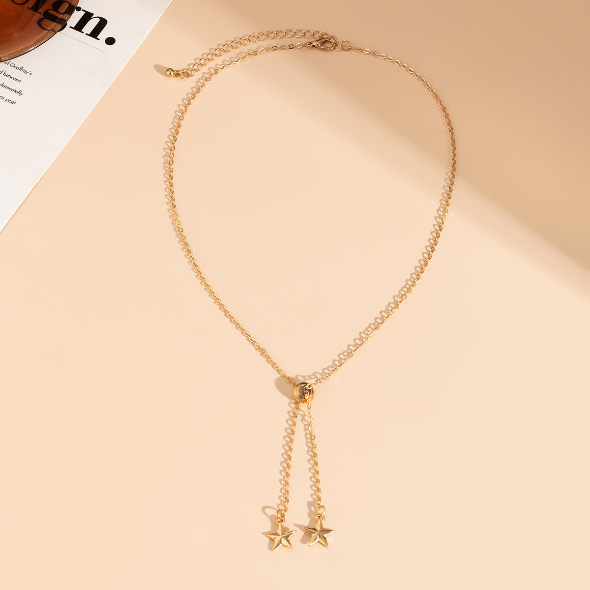 18K Gold-Plated Star Tassel Necklace